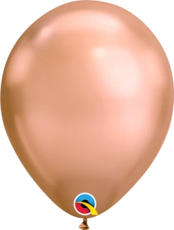 Favor Lane WEDDINGS 30cm Chrome Rose Gold Balloon
