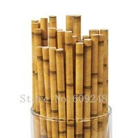 Favor Lane Paper Straws - Bamboo