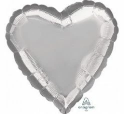 Favor Lane WEDDINGS Silver Foil Heart Balloon