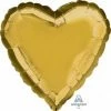 Favor Lane WEDDINGS Gold Foil Heart Balloon