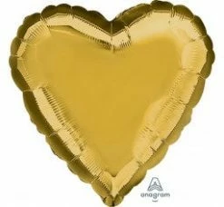 Favor Lane WEDDINGS Gold Foil Heart Balloon