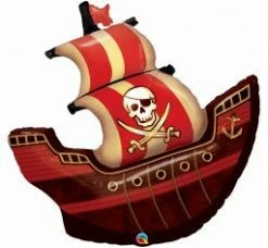Favor Lane Pirate Ship Foil Balloon