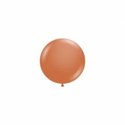 Tuftex Burnt Orange 12cm Mini Balloon 12cm + 18cm Mini Latex Balloons