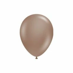 Tuftex Cocoa 12cm Mini Balloon 12cm + 18cm Mini Latex Balloons