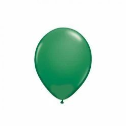 Qualatex Standard Green 12cm Mini Balloon 12cm + 18cm Mini Latex Balloons