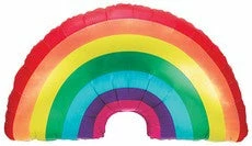 Favor Lane Jumbo Rainbow Shape Balloon