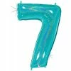 Favor Lane Robin's Egg Blue 100cm Number 7 Balloon Number Balloons