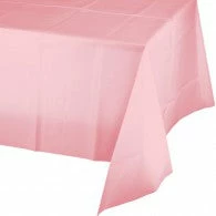 Favor Lane Rectangle Pale Pink Tablecover Table Covers