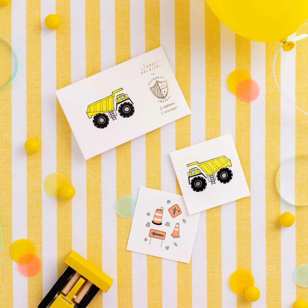 Daydream Society Under Construction Temporary Tattoos 4 Daydream Society Under Construction Temporary Tattoos