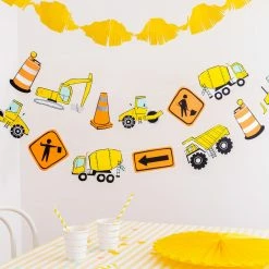 Daydream Society Under Construction Paper Decoration + Garland Kit