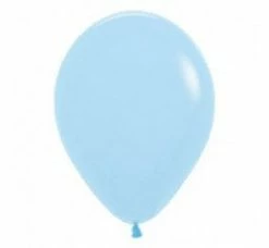 Favor Lane Matte Pastel Blue 12cm Mini Balloon