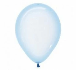 Favor Lane 30cm Plain Latex Balloons 30cm Crystal Pastel Blue