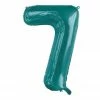 Favor Lane Teal 86cm Number 7 Balloon Number Balloons