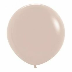 Favor Lane 60cm Round Latex Balloons 60cm Jumbo Round Balloon - White Sand