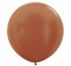 Favor Lane WEDDINGS 90cm Jumbo Round Balloon - Metallic Copper