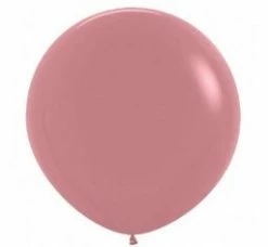 Qualatex WEDDINGS 90cm Jumbo Round Balloon - Rosewood
