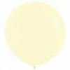Favor Lane 90cm Jumbo Round Balloon - Pastel Matte Yellow 75cm + 90cm Round Latex Balloons