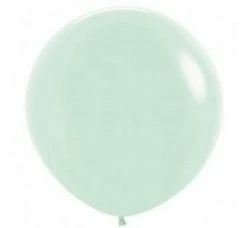 Favor Lane 75cm + 90cm Round Latex Balloons 90cm Jumbo Round Balloon - Matte Pastel Green