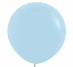 Favor Lane 90cm Jumbo Round Balloon - Matte Pastel Blue