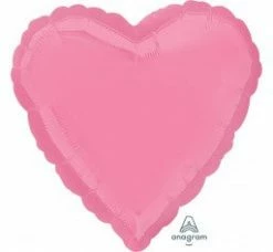 Favor Lane Pink Bubblegum Foil Heart Balloon WEDDINGS