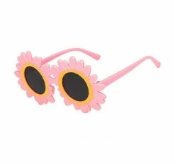 Favor Lane Kids Daisy Flower Sunglasses - Pink