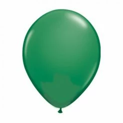 Qualatex 30cm Standard Green Balloon 30cm Plain Latex Balloons