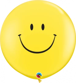 Qualatex Jumbo Smile Face Round Balloon