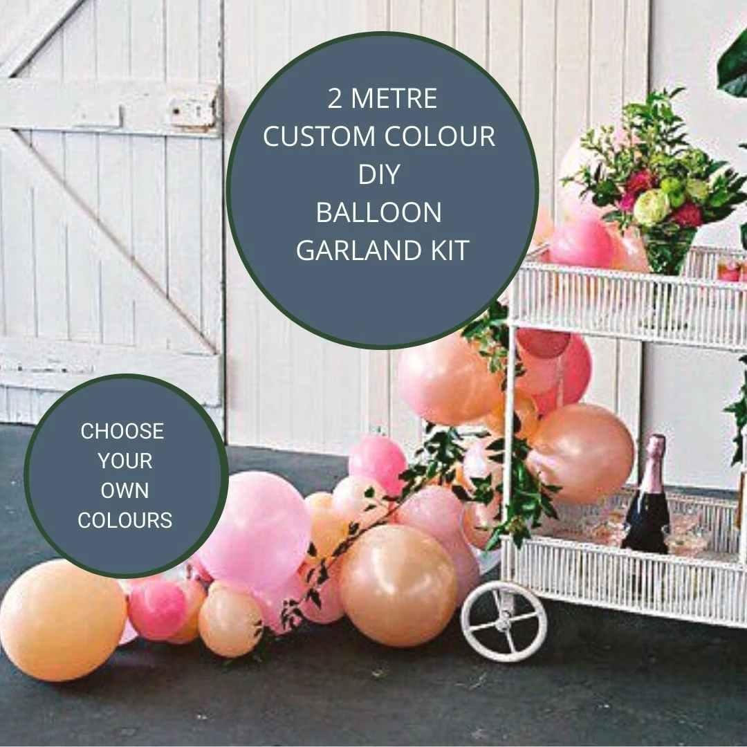 Favor Lane DIY Balloon Garland Kits 2Mtr Balloon Garland Kit - Custom Colours 3 Favor Lane DIY Balloon Garland Kits 2Mtr Balloon Garland Kit - Custom Colours