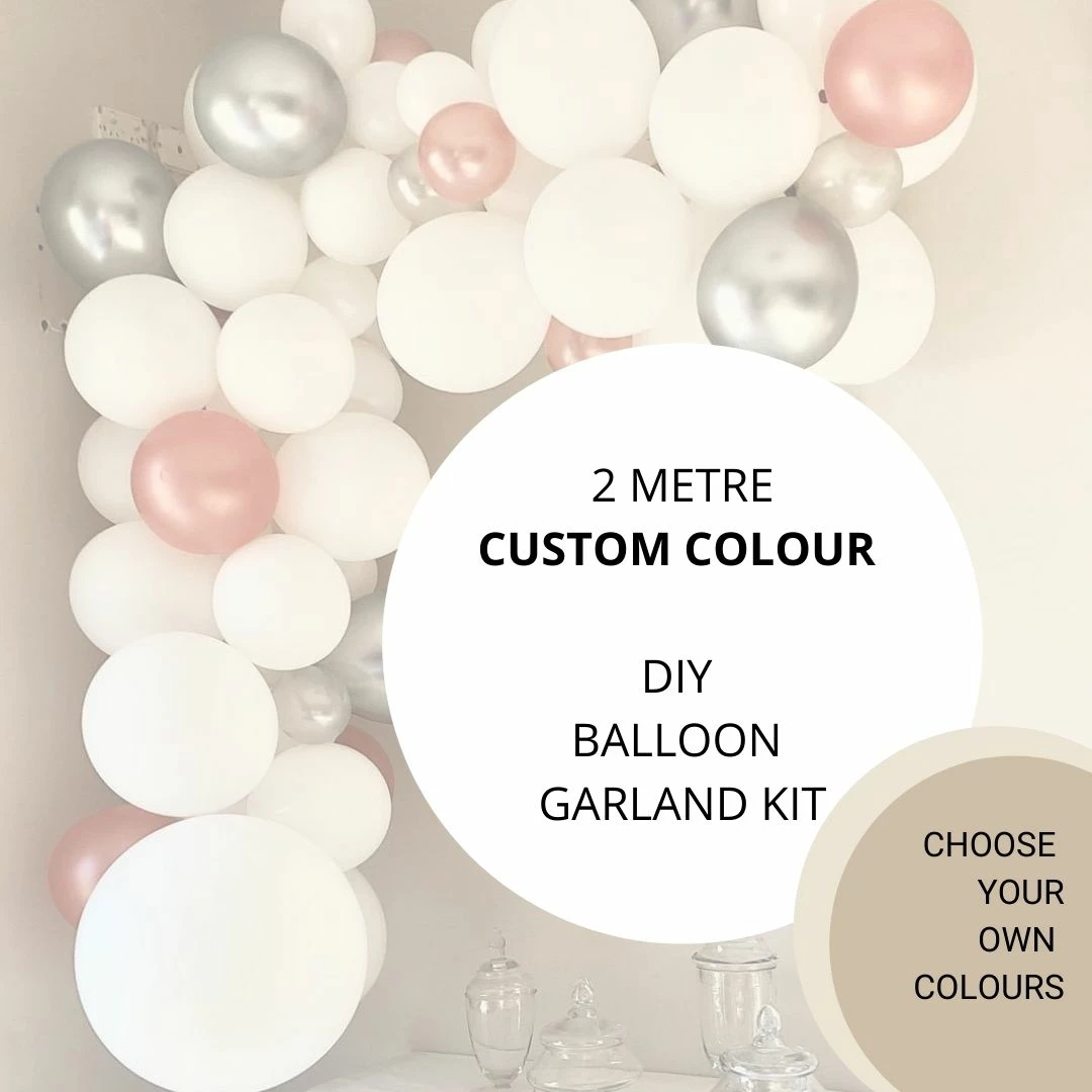 Favor Lane DIY Balloon Garland Kits 2Mtr Balloon Garland Kit - Custom Colours 4 Favor Lane DIY Balloon Garland Kits 2Mtr Balloon Garland Kit - Custom Colours