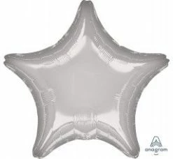 Favor Lane Shape + Novelty Foil Balloons Silver Star Foil Balloon