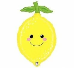 Favor Lane Shape + Novelty Foil Balloons Lemon Balloon