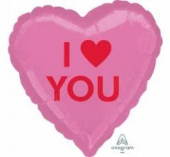 Favor Lane Foil 'I ❤️ YOU" Candy Heart Balloon WEDDINGS