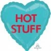 Favor Lane WEDDINGS Foil "HOT STUFF" Candy Heart Balloon