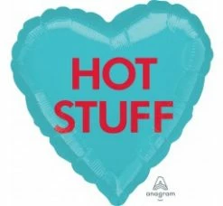 Favor Lane WEDDINGS Foil "HOT STUFF" Candy Heart Balloon