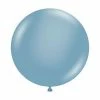 Tuftex 60cm Jumbo Round Balloon - Blue Slate 60cm Round Latex Balloons
