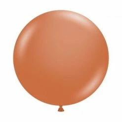 Tuftex 90cm Jumbo Round Balloon - Burnt Orange