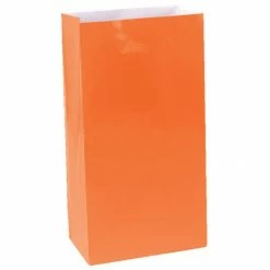 Favor Lane Favour/Party Bags Orange Paper Party Bags