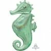 Favor Lane Jumbo Holographic Seahorse Balloon Shape + Novelty Foil Balloons