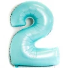 Favor Lane Pastel Blue 100cm Number 2 Balloon Number Balloons