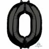 Favor Lane Black 66cm Number 0 Balloon Number Balloons
