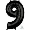 Favor Lane Number Balloons Black 66cm Number 9 Balloon 1 Favor Lane Number Balloons Black 66cm Number 9 Balloon