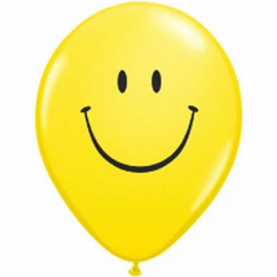 Favor Lane Yellow Smile Face 12cm Mini Balloon 3 Favor Lane Yellow Smile Face 12cm Mini Balloon
