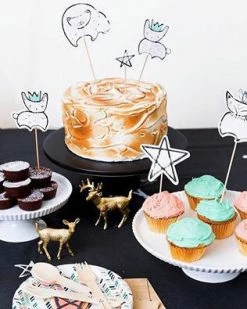 Harlow + Grey Woodland Friends Boho Cake Toppers