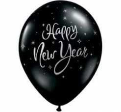 Favor Lane 30cm Pattern | Print Latex Balloons 30cm Happy New Year Balloon