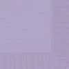 Favor Lane Napkins - Plain Solid Colour Lilac Paper Cocktail Napkins 50pk