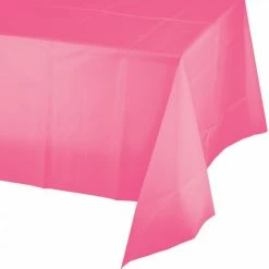 Favor Lane Rectangle Candy Pink Tablecover Table Covers