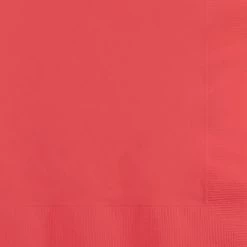 Favor Lane Coral Paper Cocktail Napkins 50pk