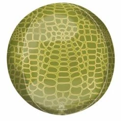 Favor Lane Foil Balloon Balls + Orbz Alligator Print 40cm Orbz Balloon