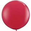 Qualatex 90cm Jumbo Round Balloon - Ruby Red