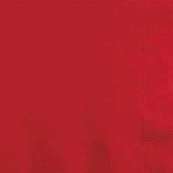 Favor Lane Wedding Tableware Classic Red Paper Cocktail Napkins 50pk